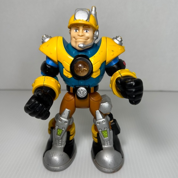 FISHER PRICE RESCUE HEROES Power Max Jack Hammer Figure 2001 - Picture 1 of 10